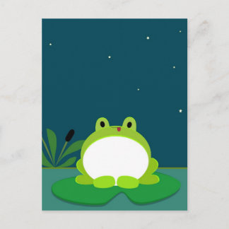 Cute groda vykort