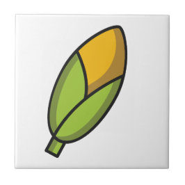 Cute-grönsaker maj mönster kakelplatta