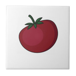 Cute-grönsaker mönster kakelplatta