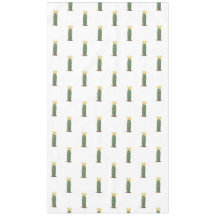 Cute Grönt Cactus Gult Flower Desert