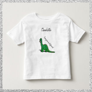 Cute Grönt Dinosaur Tshirt T Shirt