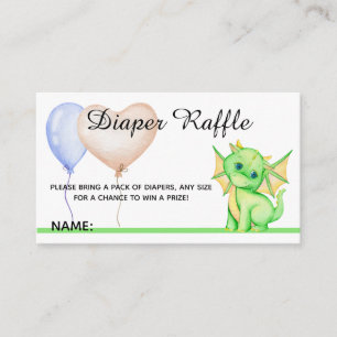 Cute Grönt Dragon - Babykläder Tilläggskort