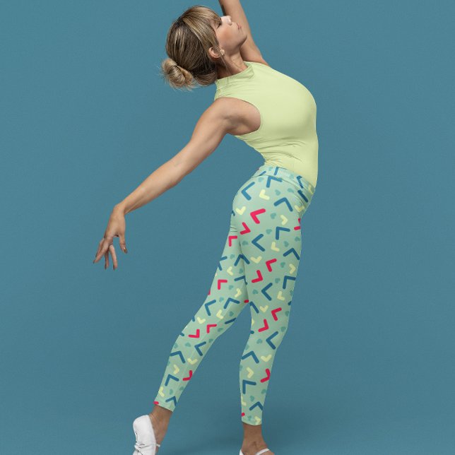 Cute Grönt Exercise Yoga Women Leggings (Skapare uppladdad)