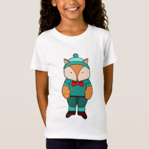 Cute grönt fox t shirt