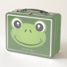 Cute Grönt Frog | BACK TO SCHOOL | Ivoke Lunchbox
