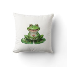 Cute Grönt Frog