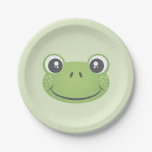 Cute Grönt Frog | Papper plåt