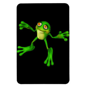 Cute Grönt Froggy Magnet