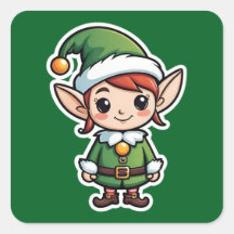 Cute Grönt Kostym Elf