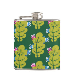 Cute Grönt Löv Mönster Fickplunta