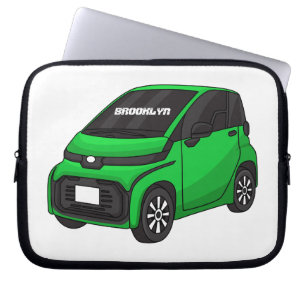 Cute grönt - mikrobil laptop fodral