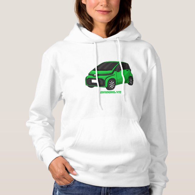 Cute grönt - mikrobil t shirt (Framsida)