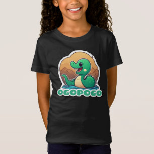 Cute Grönt Ogopogo, Okanagan Sjö Monster T Shirt