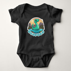 Cute Grönt Ogopogo, Okanagan Sjö Monster T Shirt