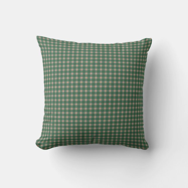 Cute Grönt Patterned Pillow Kudde (Framsida)