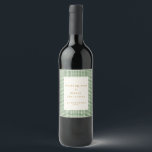 Cute Grönt Play Anpassningsbar jul Önskemål Vinflaska Etikett<br><div class="desc">Cute Grönt Plade Anpassningsbar Jul Önskemål Vin-etikett</div>