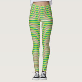 Cute Grönt Rand St. Patricks Day Leggings