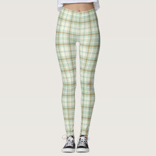 Cute Grönt Tan Play Leggings