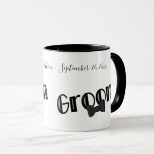 Cute Groom Personlig Bröllop Mugg