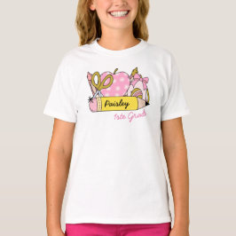 Cute Groovy Back to school Pencil for Girls T Shirt