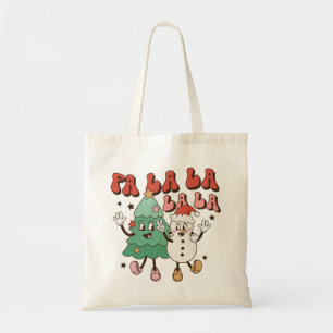 Cute Groovy Retro-jul Tygkasse