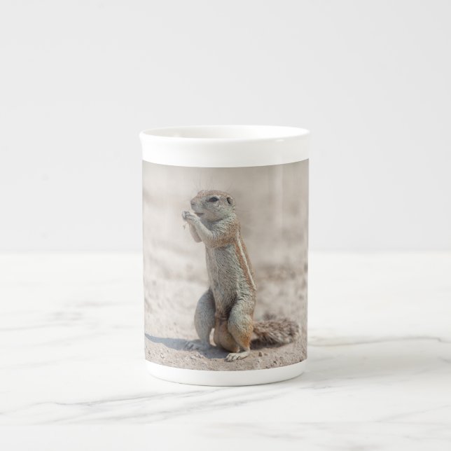 Cute ground sqirrel benporslin mugg (Framsidan)