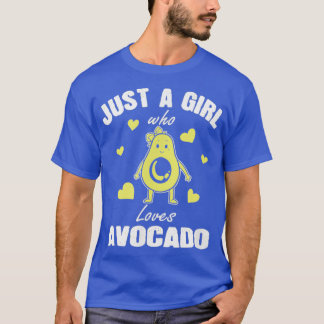 Cute Guacamole är bara en flicka som Kärlek Avocad T Shirt