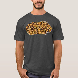 Cute Guinea Älskare Pet Animal Print Leopard Gir T Shirt