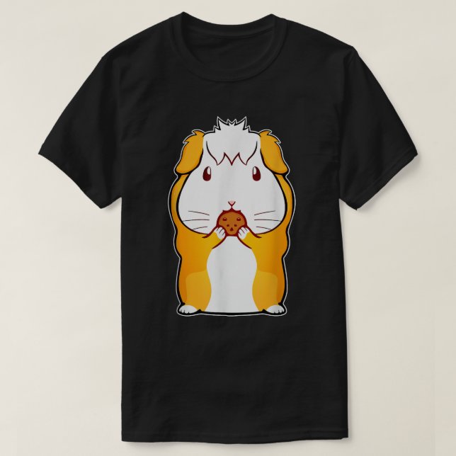 Cute Guinea Älskare Women EEG Cookie Guinea P T Shirt (Design framsida)