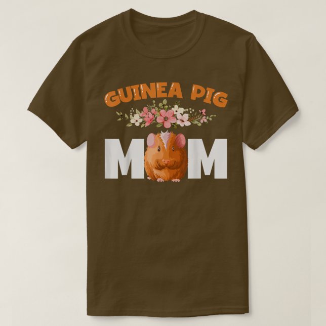 Cute Guinea Gris Älskare Guinea Gris Guinea Mamma  T Shirt (Design framsida)