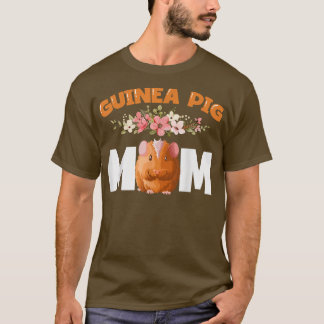 Cute Guinea Gris Älskare Guinea Gris Guinea Mamma  T Shirt