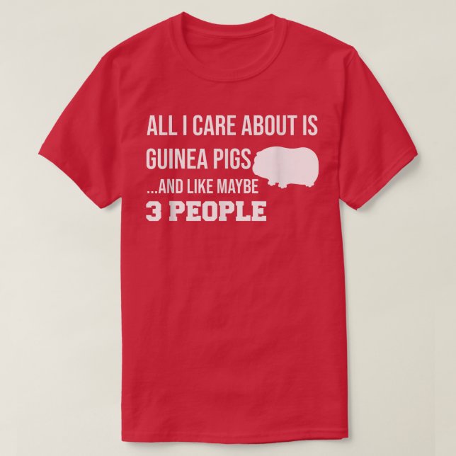 Cute Guinea Gris Älskare T Shirt (Design framsida)