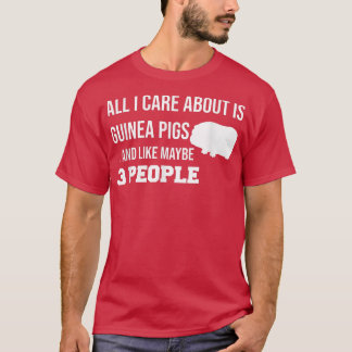 Cute Guinea Gris Älskare T Shirt
