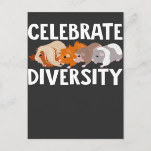 Cute Guinea Gris Älskare Vykort