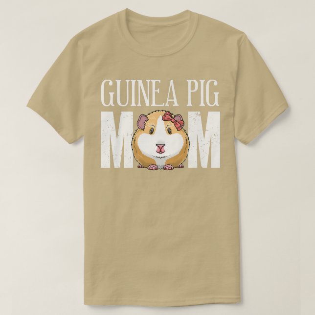 Cute Guinea Gris - Djurälskare för flotta och ägar T Shirt (Design framsida)
