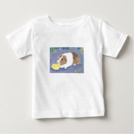 Cute Guinea Gris Eating Orange Segment Paeing T Shirt