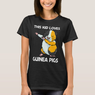 Cute Guinea Gris För barn Boys Pet Animal Breed T Shirt