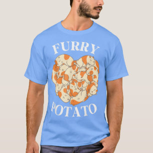 Cute Guinea Gris Heart-Håriget Potato Älskare758 T Shirt