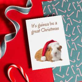Cute Guinea gris jul Kort