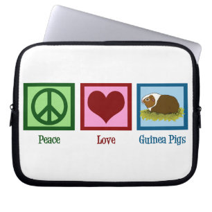 Cute Guinea Gris Laptop Fodral