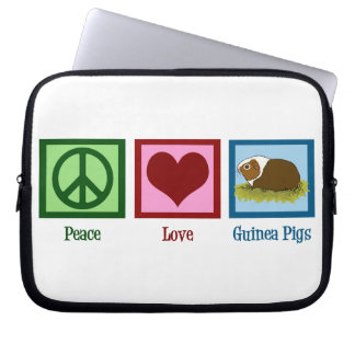 Cute Guinea Gris Laptop Fodral