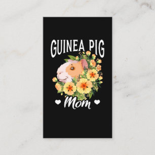 Cute Guinea Gris Mamma Visitkort