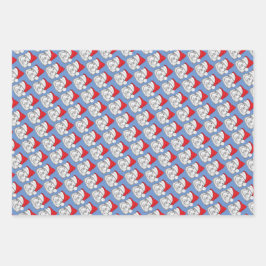 Cute Guinea Gris med julhatt, personlig