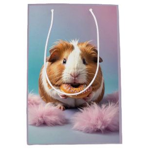 Cute Guinea Gris med pastellövertoning för Donut