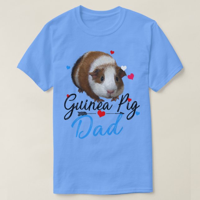 Cute Guinea Gris Pappa Costume Shirt Manar Guinea  T Shirt (Design framsida)