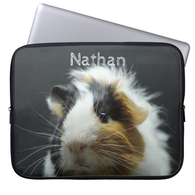 Cute Guinea-Gris-Personligen Laptop Fodral (Framsidan)