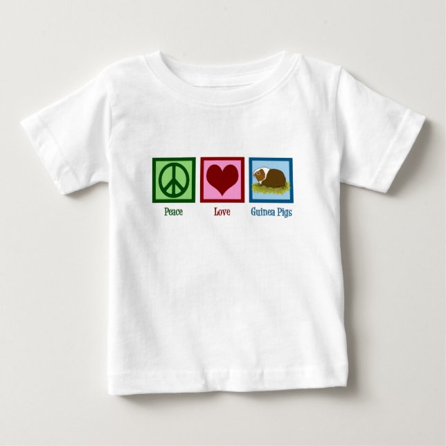 Cute Guinea Gris T-shirt (Framsida)