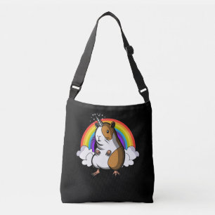 Cute Guinea Gris Unicorn Cavy Pet Axelväska