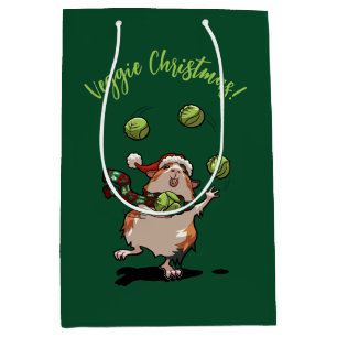 Cute Guinea Gris Veggie-jul! Sprout Juggler