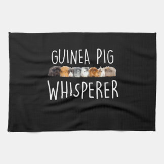 Cute Guinea-Gris Whisperer Animal Lover Gift Kökshandduk